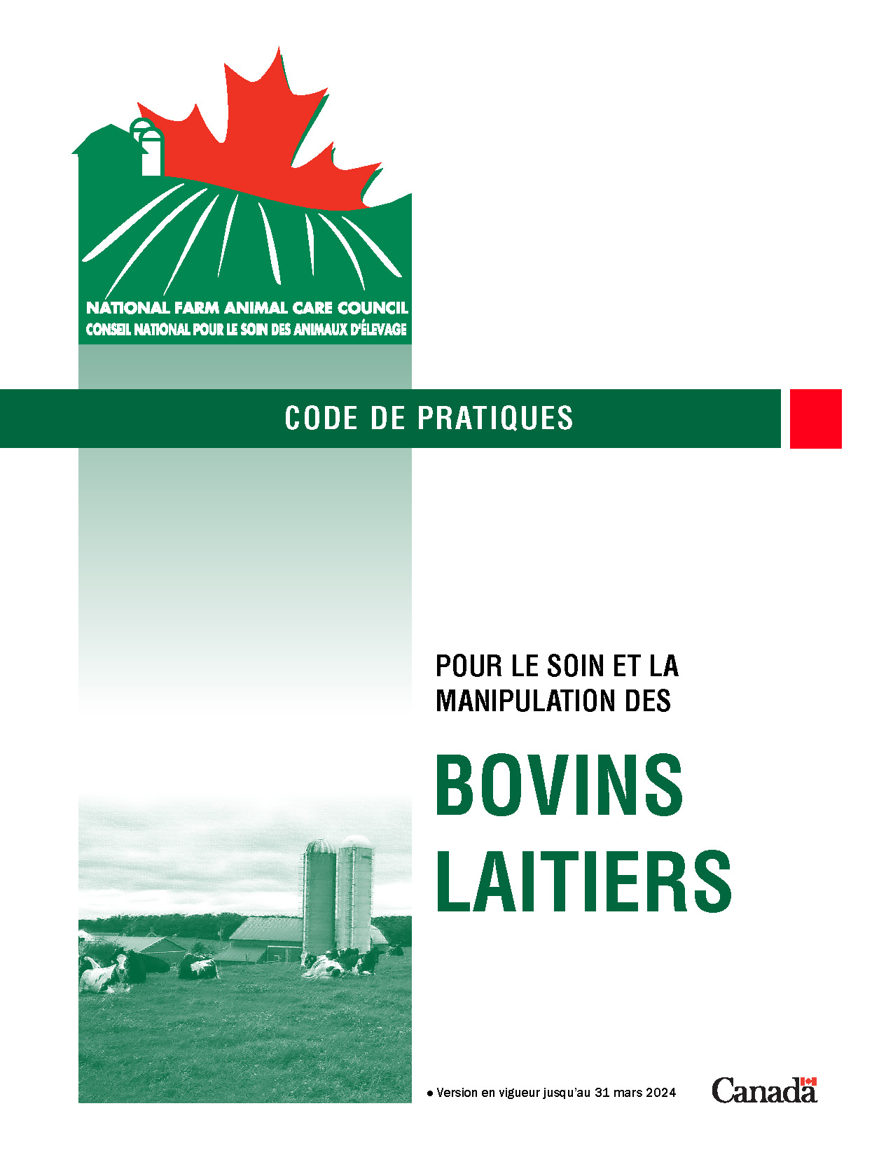 Version en vigueur jusqu’au 31 mars 2024