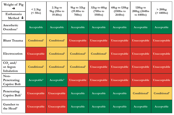 Pig Vaccination Chart