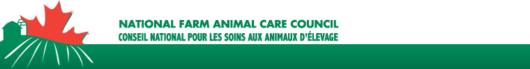 National Farm Animal Care Council - Conseil National Pour Les Soins Aux Animaux D'élevage
